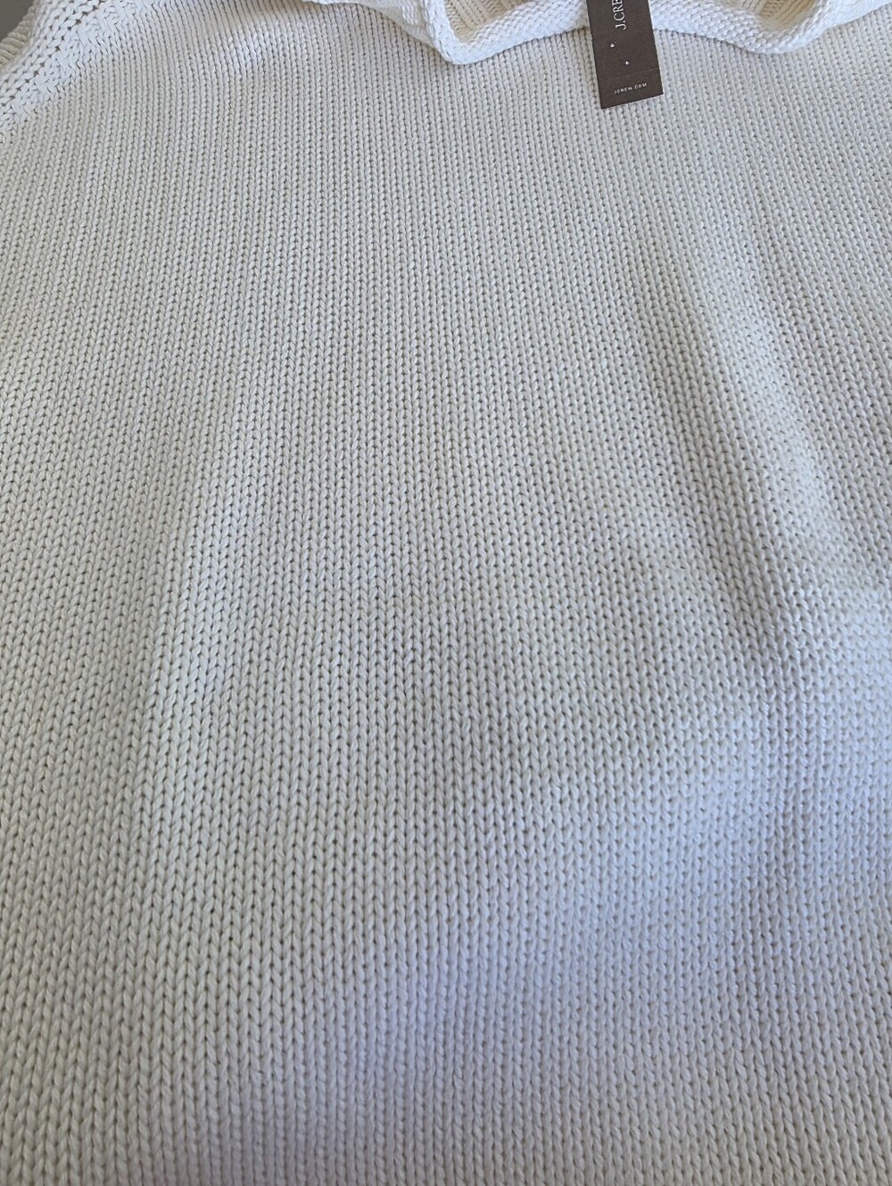 NWT J.Crew Women's 2025 Rollneck™ Sweater Sz XXL $128 Cream Viral Flawed - Picture 9 of 10